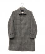 MACKINTOSH PHILOSOPHYマッキントッシュ フィロソフィー）の古着「グレンチェックステンカラーコート」｜グレー