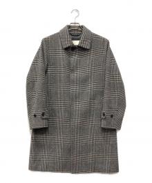 MACKINTOSH PHILOSOPHY（マッキントッシュ フィロソフィー）の古着「グレンチェックステンカラーコート」｜グレー