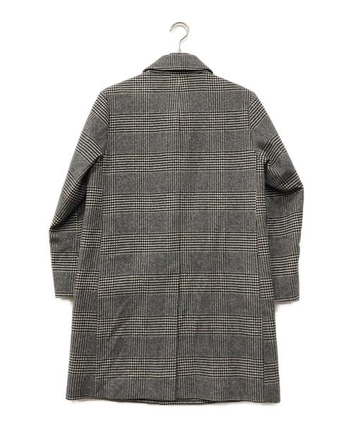 MACKINTOSH PHILOSOPHY（マッキントッシュ フィロソフィー）MACKINTOSH PHILOSOPHY (マッキントッシュ フィロソフィー) グレンチェックステンカラーコート グレー サイズ:36の古着・服飾アイテム