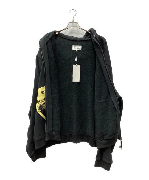 Maison Margiela（メゾンマルジェラ）Maison Margiela (メゾンマルジェラ) Invitation Zip Hoodie ブラック サイズ:M 未使用品の古着・服飾アイテム