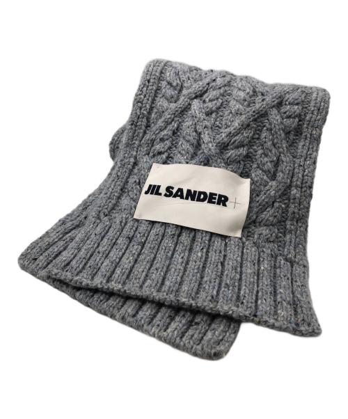 JIL SANDER（ジルサンダー）JIL SANDER (ジルサンダー) SCARF SOFT DONEGAL 1 3．8マフラー グレーの古着・服飾アイテム