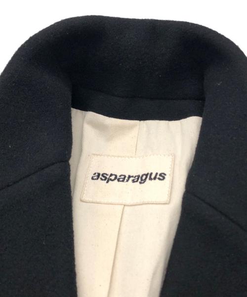 asparagus（アスパラガス）ASPARAGUS (アスパラガス) メルトン2Bジャケット ブラック サイズ:Mの古着・服飾アイテム