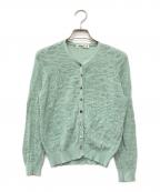 mina perhonenミナ ペルホネン）の古着「ニットカーディガン」｜グリーン