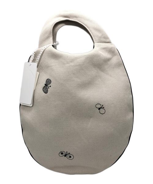 mina perhonen（ミナ ペルホネン）mina perhonen (ミナ ペルホネン) choucho エッグバッグ グレー 未使用品の古着・服飾アイテム