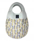 mina perhonenミナ ペルホネン）の古着「twin flower egg bag」｜グリーン