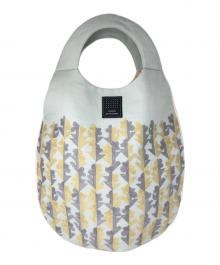 mina perhonen（ミナ ペルホネン）の古着「twin flower egg bag」｜グリーン