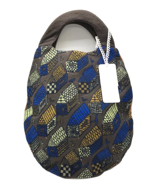 mina perhonen（ミナ ペルホネン）mina perhonen (ミナ ペルホネン) egg bag -village- ブラウン 未使用品の古着・服飾アイテム