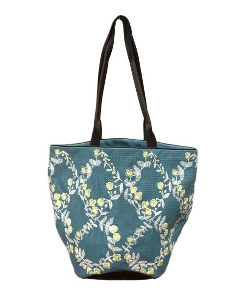 mina perhonen（ミナ ペルホネン）mina perhonen (ミナ ペルホネン) フォカッチャ バッグ グリーン 未使用品の古着・服飾アイテム