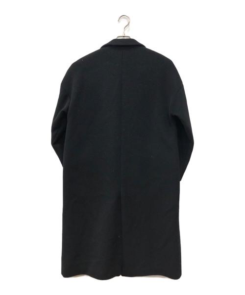 Demi-Luxe Beams（デミルクス ビームス）Demi-Luxe BEAMS (デミルクス ビームス) カシミヤ混チェスターコート ブラック サイズ:38の古着・服飾アイテム