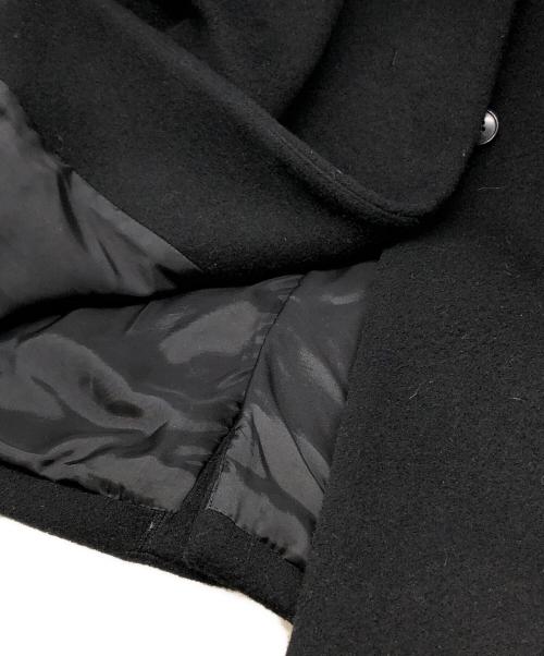 Demi-Luxe Beams（デミルクス ビームス）Demi-Luxe BEAMS (デミルクス ビームス) カシミヤ混チェスターコート ブラック サイズ:38の古着・服飾アイテム