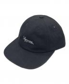 SUPREMEシュプリーム）の古着「Script Logo 6-Panel Black」｜ブラック