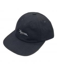 SUPREME（シュプリーム）の古着「Script Logo 6-Panel Black」｜ブラック