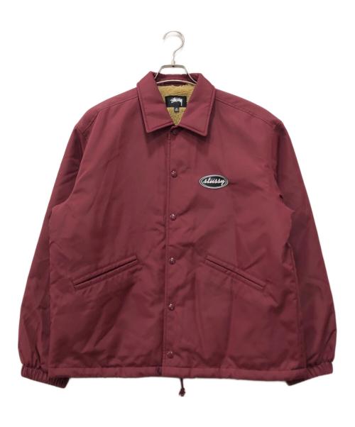 stussy（ステューシー）stussy (ステューシー) COACHES JACKET レッド サイズ:Mの古着・服飾アイテム