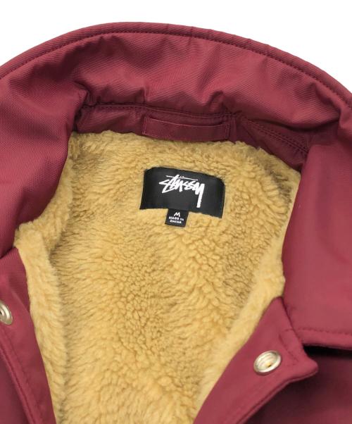stussy（ステューシー）stussy (ステューシー) COACHES JACKET レッド サイズ:Mの古着・服飾アイテム