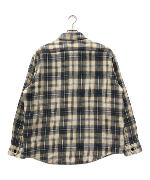 CELINE（セリーヌ）CELINE (セリーヌ) Checked Loose Shirt 'Natural/Beige' ベージュ サイズ:40の古着・服飾アイテム