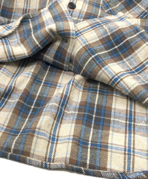 CELINE（セリーヌ）CELINE (セリーヌ) Checked Loose Shirt 'Natural/Beige' ベージュ サイズ:40の古着・服飾アイテム