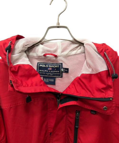 POLO SPORT（ポロスポーツ）POLO SPORT (ポロスポーツ) アノラックパーカー レッド サイズ:ＸＸＬの古着・服飾アイテム