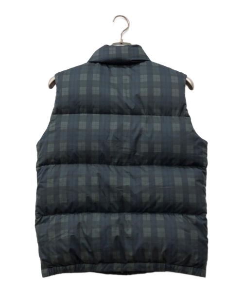 THE NORTHFACE PURPLELABEL（ザ・ノースフェイス パープルレーベル）THE NORTHFACE PURPLELABEL (ザ・ノースフェイス パープルレーベル) チェックダウンベスト グリーン サイズ:Mの古着・服飾アイテム