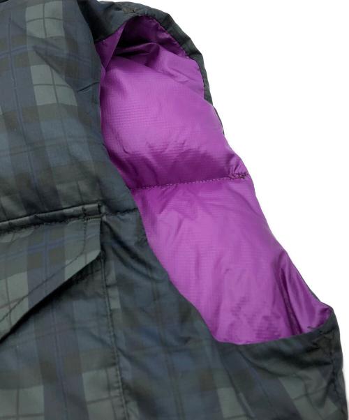 THE NORTHFACE PURPLELABEL（ザ・ノースフェイス パープルレーベル）THE NORTHFACE PURPLELABEL (ザ・ノースフェイス パープルレーベル) チェックダウンベスト グリーン サイズ:Mの古着・服飾アイテム