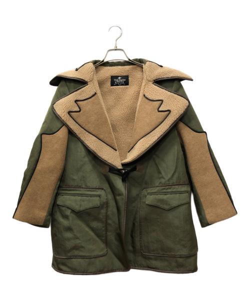 THE Dallas（ザ・ダラス）THE Dallas (ザ・ダラス) ナイロン切替コート グリーン サイズ:2の古着・服飾アイテム