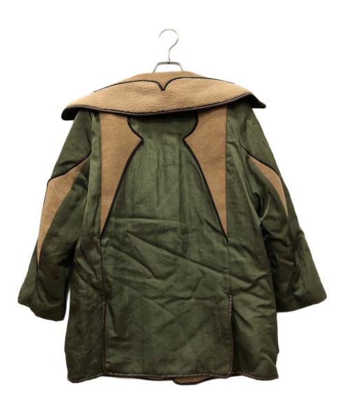 THE Dallas（ザ・ダラス）THE Dallas (ザ・ダラス) ナイロン切替コート グリーン サイズ:2の古着・服飾アイテム