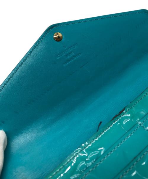 LOUIS VUITTON（ルイ ヴィトン）LOUIS VUITTON (ルイ ヴィトン) 長財布 ターコイズブルーの古着・服飾アイテム