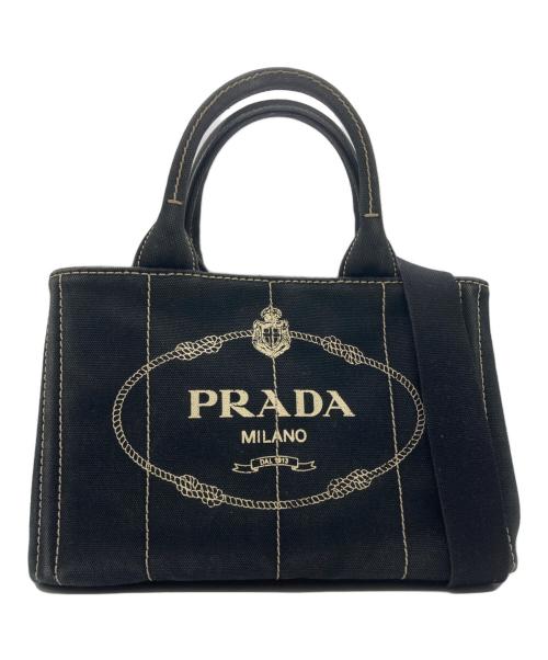 PRADA（プラダ）PRADA (プラダ) 2WAYショルダーバッグ ブラックの古着・服飾アイテム