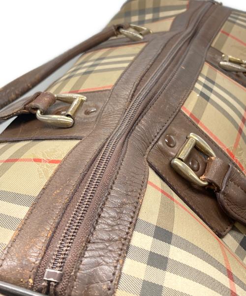 Burberry's（バーバリーズ）Burberry's (バーバリーズ) ノヴァチェックボストンバッグ ベージュ サイズ:下記参照の古着・服飾アイテム