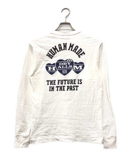 HUMAN MADE（ヒューマンメイド）HUMAN MADE (ヒューマンメイド) GRAPHIC L/S T-SHIRT ホワイト サイズ:Sの古着・服飾アイテム