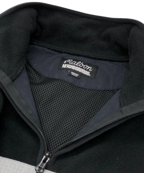 NEIGHBORHOOD（ネイバーフッド）NEIGHBORHOOD (ネイバーフッド) NH X MALBON GOLF . POLAR JACKET ブラック サイズ:Mの古着・服飾アイテム