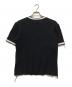 Maison Margiela (メゾンマルジェラ) リブコットンTシャツ ブラック サイズ:46：14000円