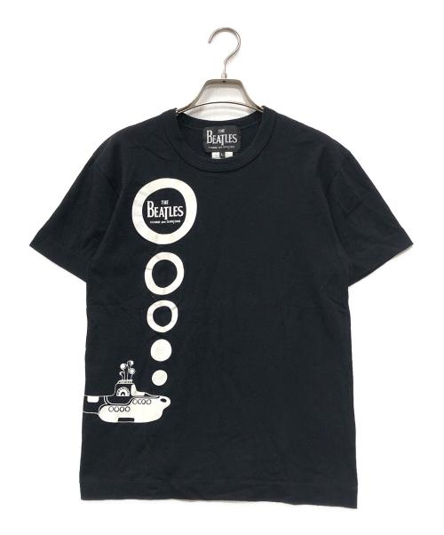 COMME des GARCONS（コムデギャルソン）COMME des GARCONS (コムデギャルソン) THE BEATLESコラボTシャツ ブラック サイズ:Lの古着・服飾アイテム