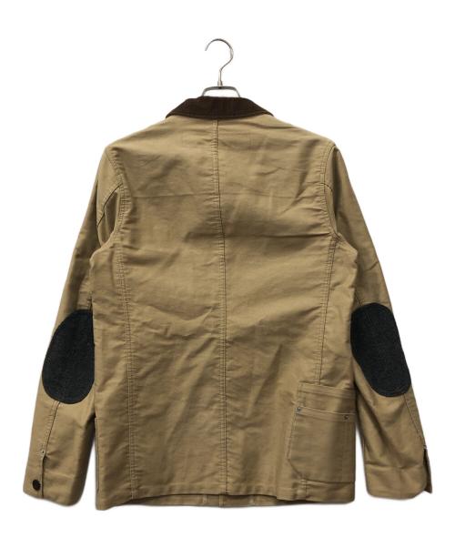 COMME des GARCONS JUNYA WATANABE MAN（コム デ ギャルソン ジュンヤ ワタナベ マン）COMME des GARCONS JUNYA WATANABE MAN (コム デ ギャルソン ジュンヤ ワタナベ マン) レザーポケットカバーオール ベージュ サイズ:Sの古着・服飾アイテム