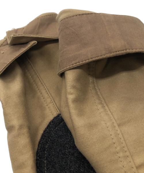 COMME des GARCONS JUNYA WATANABE MAN（コム デ ギャルソン ジュンヤ ワタナベ マン）COMME des GARCONS JUNYA WATANABE MAN (コム デ ギャルソン ジュンヤ ワタナベ マン) レザーポケットカバーオール ベージュ サイズ:Sの古着・服飾アイテム