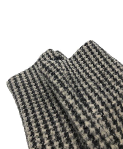 LARDINI（ラルディーニ）LARDINI (ラルディーニ) 千鳥柄チェスターコート ホワイト サイズ:48の古着・服飾アイテム