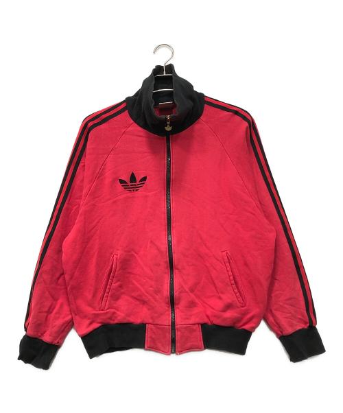 adidas（アディダス）adidas (アディダス) トラックジャケット レッド サイズ:下記参照の古着・服飾アイテム