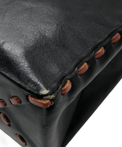 HENRY CUIR（アンリークイール）HENRY CUIR (アンリークイール) レザートートバッグ ブラック サイズ:下記参照の古着・服飾アイテム