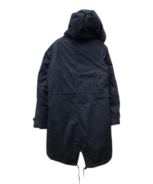 WOOLRICH（ウールリッチ）WOOLRICH (ウールリッチ) ラビットファー ライナー付きモッズコート ネイビー サイズ:Sの古着・服飾アイテム
