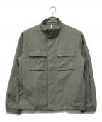 Snow peakスノーピーク）の古着「Cample stand neck windbreaker」｜グリーン