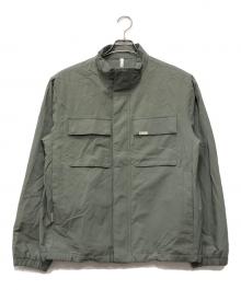 Snow peak（スノーピーク）の古着「Cample stand neck windbreaker」｜グリーン