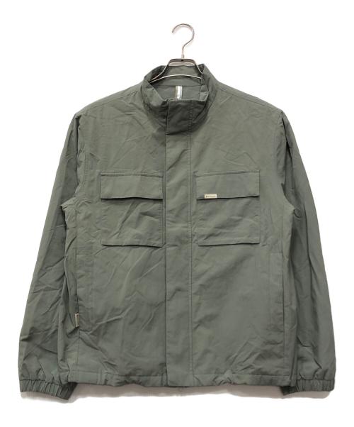 Snow peak（スノーピーク）Snow peak (スノーピーク) Cample stand neck windbreaker グリーン サイズ:Lの古着・服飾アイテム