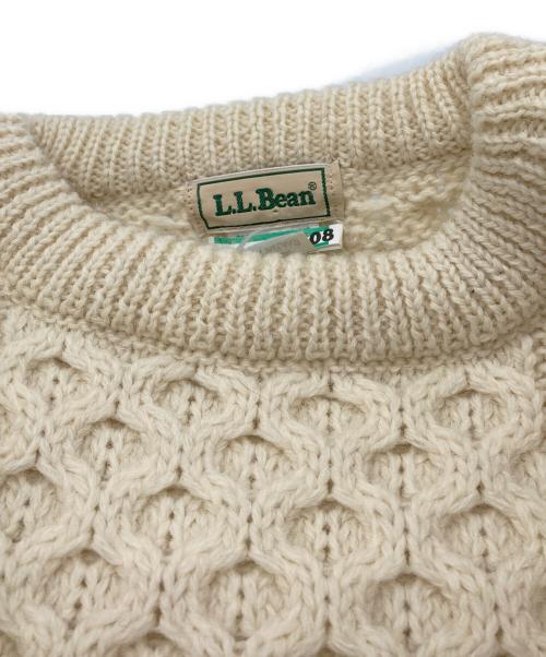 L.L.Bean（エルエルビーン）L.L.Bean (エルエルビーン) ケーブルニット ベージュ サイズ:Lの古着・服飾アイテム