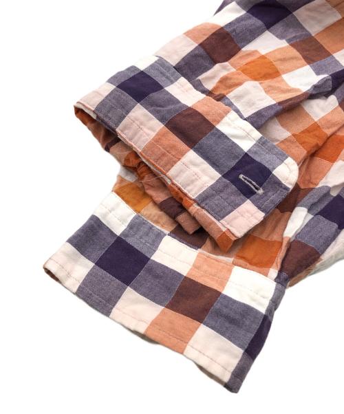 Graphpaper（グラフペーパー）Graphpaper (グラフペーパー) チェックシャツ オレンジ サイズ:Fの古着・服飾アイテム