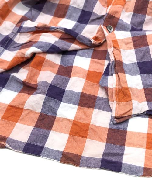 Graphpaper（グラフペーパー）Graphpaper (グラフペーパー) チェックシャツ オレンジ サイズ:Fの古着・服飾アイテム