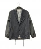 GANRYUガンリュウ）の古着「切替テーラードジャケット」｜グレー