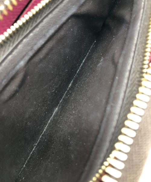 LOUIS VUITTON（ルイ ヴィトン）LOUIS VUITTON (ルイ ヴィトン) フラワーチャーム ロングジップウォレット ブラウンの古着・服飾アイテム
