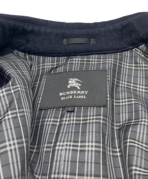 BURBERRY BLACK LABEL（バーバリーブラックレーベル）BURBERRY BLACK LABEL (バーバリーブラックレーベル) ナポレオンコート ブラック サイズ:Lの古着・服飾アイテム
