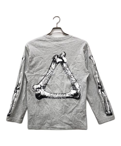 PALACE（パレス）PALACE (パレス) Tri-Bone Longsleeve グレー サイズ:Sの古着・服飾アイテム