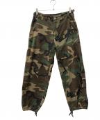 stussyステューシー）の古着「リップストップカモフラパンツ」｜グリーン