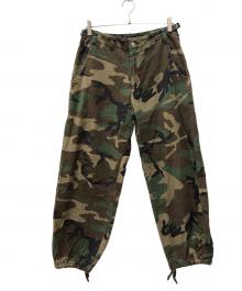 stussy（ステューシー）の古着「リップストップカモフラパンツ」｜グリーン